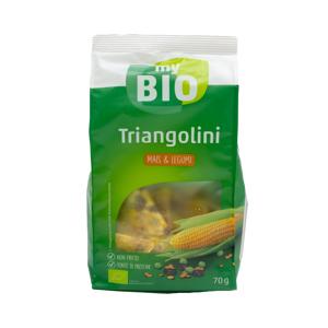 Triangolini mais e legumi, mais e grano saraceno 70 gr-mais e legumi