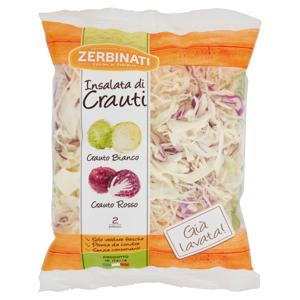 Zerbinati Insalata di Crauti Crauto Bianco, Crauto Rosso 180 g