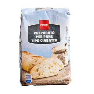 Preparato per pane semi girasole, multicereali, ciabatta 1 kg-ciabatta