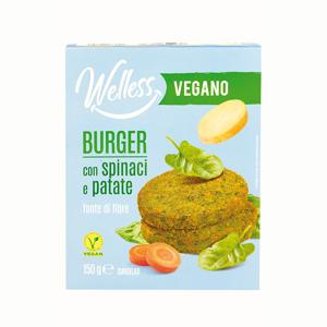 Burger spinaci e patate 150 gr