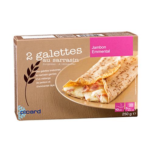 2 Gallette al grano saraceno con Prosciutto e Formaggio