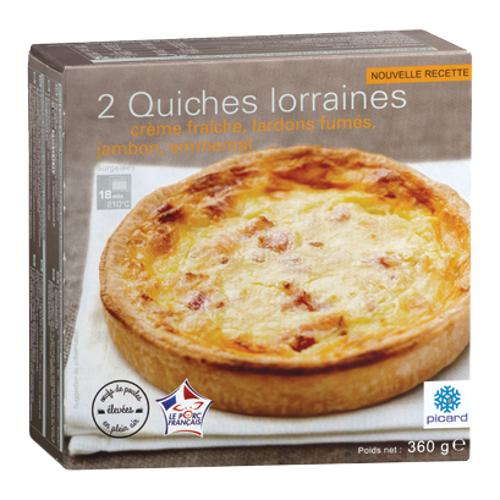 2 quiches lorraines