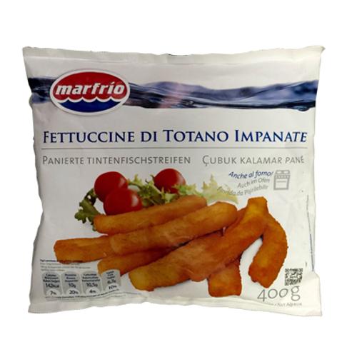 Fettuccine di totano impanate