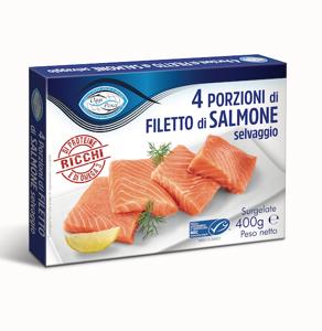 4 Porzioni di salmone selvaggio