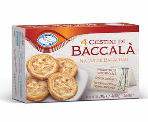 4 Cestini con baccalà