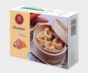 Shaomai con gamberi