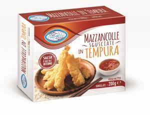 Mazzancolle in tempura