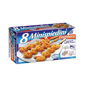 8 mini spiedini di gambero