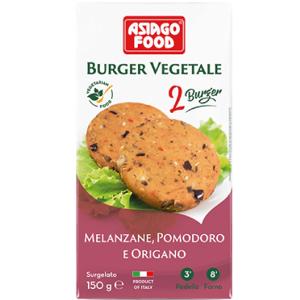 Burger Melanzane, pomodoro e origano