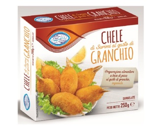 Chele di surimi panate sapore granchio