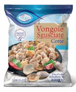 Vongole del Pacifico sgusciate cotte