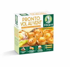 Vol au vent fonduta di formaggi