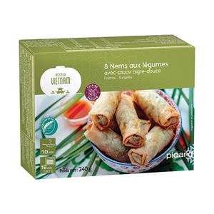 8 Nems involtini primavera di verdure con salsa agrodolce