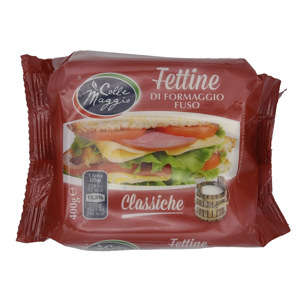 Fettine di formaggio fuso