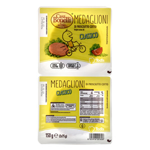 Medaglioni di prosciutto cotto classico