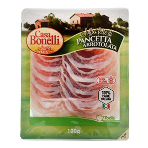 Pancetta Arrotolata soffici fette