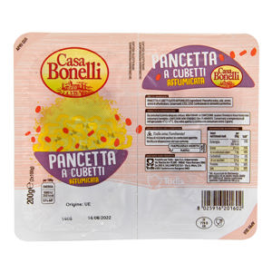 Pancetta a cubetti affumicata