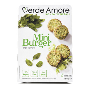 Mini burger agli spinaci