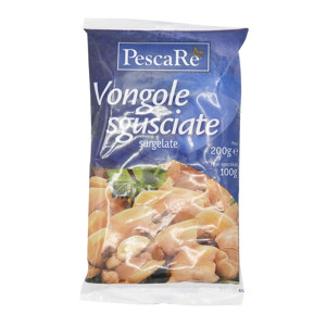 Vongole sgusciate surgelate