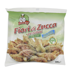 Fiori di zucca pastellati