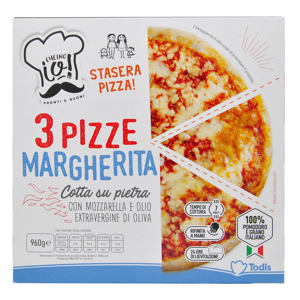 3 Pizze Margherita