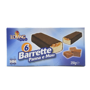 6 Barrette panna e mou