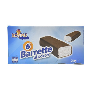 6 Barrette al cocco