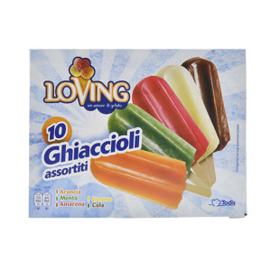 Ghiaccioli assortiti