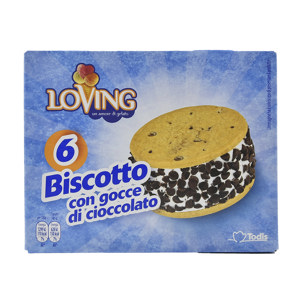 Biscotti con gocce di cioccolato