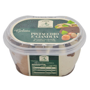 Gelato pistacchio e gianduia