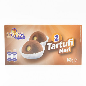 2 Tartufi nero al cioccolato