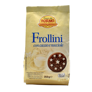 Frollini con cacao e nocciole