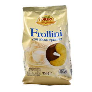 Frollini con cacao e panna