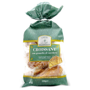 Croissant con granella di zucchero