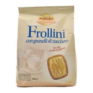 Frollini con granelli di zucchero