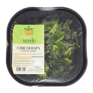 Cime di rapa cotte al vapore