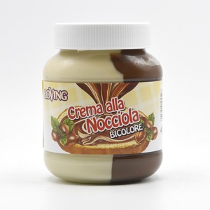 Crema alla nocciola bicolore