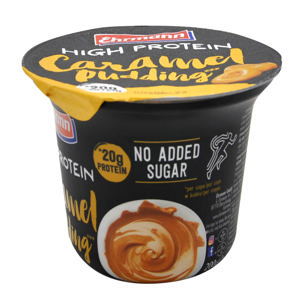 Budino proteico al caramello