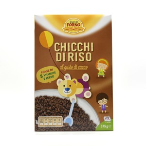 Chicchi di riso al gusto di cacao