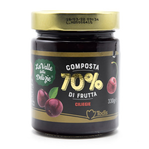 Composta 70% di Frutta Ciliegie