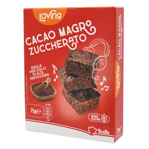 Cacao magro zuccherato in polvere