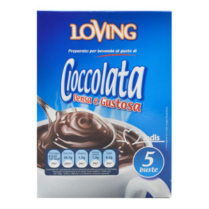 Preparato per bevanda al gusto di cioccolata 5 buste