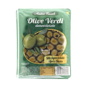 Olive verdi denocciolate