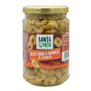 Olive verdi a rondelle