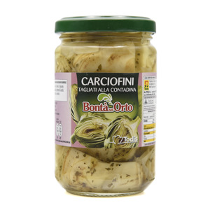 Carciofini tagliati alla contadina in olio di semi di girasole