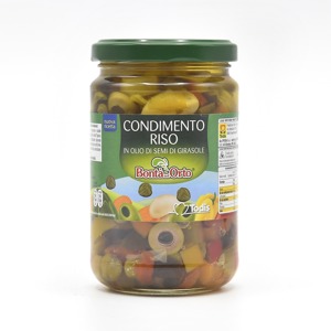 Condimento per riso in olio di semi di girasole