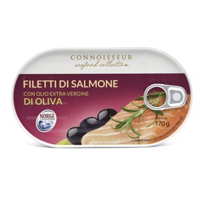 Filetti di salmone all'olio d'oliva