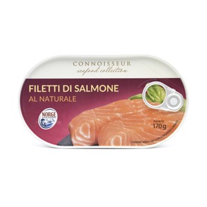 Filetti di salmone al naturale