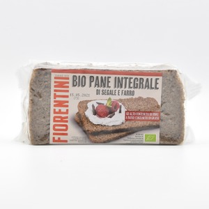 Pane integrale di segale e farro biologico