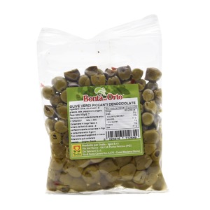 Olive verdi piccanti denocciolate